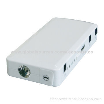 8,000mAh Capacity Multi-functional Mobile Power Bank for Under 6L Cars, Mobiles, Laptops, Notebooks